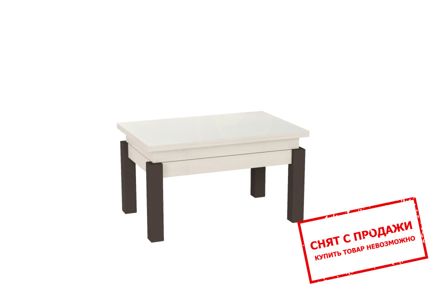 Стол-трансформер Art in Head B-Fly Glass Гикори Рокфорд, Ателье светлый