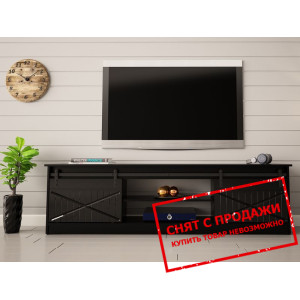 Тумба под ТВ Cama Granero RTV 2-дверная Черный мат...