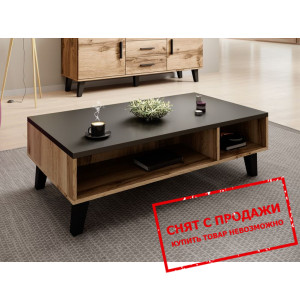 Стол журнальный Cama Lotta 110 Дуб вотан/черный...
