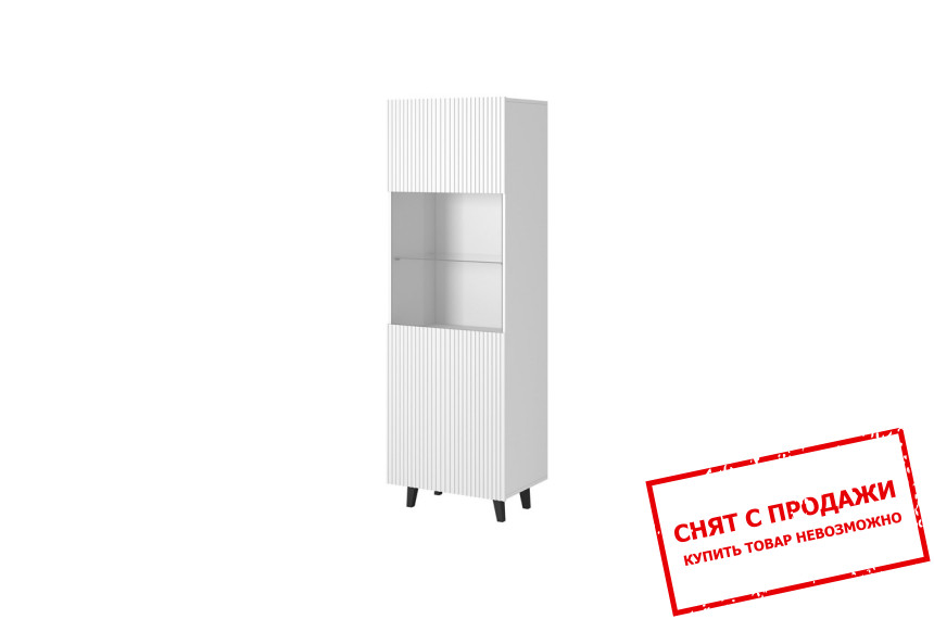 Витрина Cama Pafos 60 2-дверная Белый мат