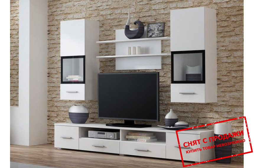 Стенка в гостиную Cama Snow Белый