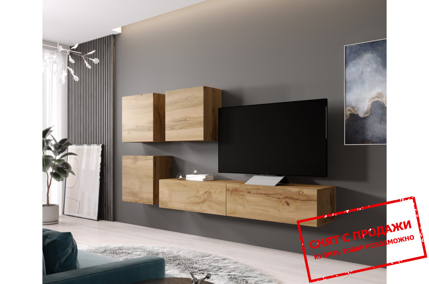 Стенка в гостиную Cama Vigo 23 Дуб вотан