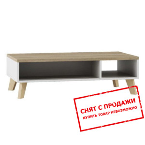 Стол журнальный Cama Lotta 110 Белый/дуб сонома...