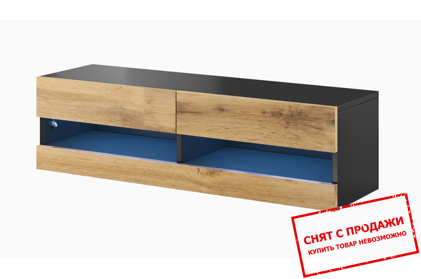 Тумба под ТВ Cama Vigo RTV140 NEW 2-дверная Дуб вотан