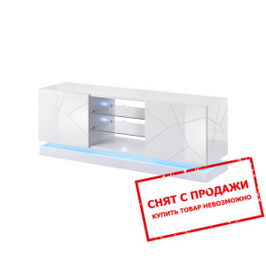 Тумба под ТВ Cama Qiu RTV160 2-дверная Белый гляне...