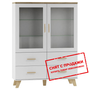 Витрина Cama Lotta 120 2D4S 2-дверная с 4 ящиками ...