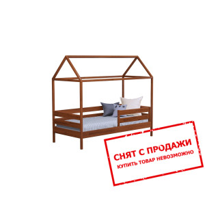 Кровать домик деревянная Эстелла Амми 90х190 с защ...