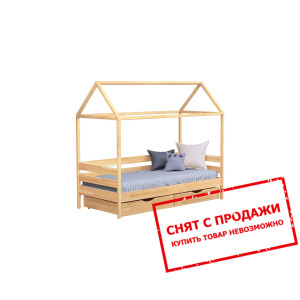 Кровать домик деревянная Эстелла Амми 90х190 с 2 я...