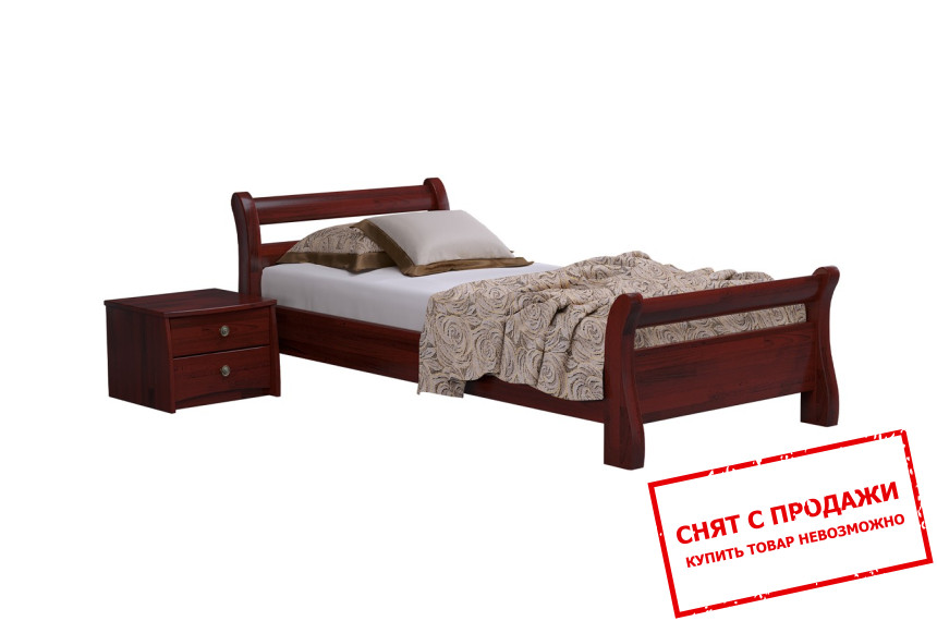 Кровать деревянная (с ламелями) Эстелла Диана 120х200 односпальная