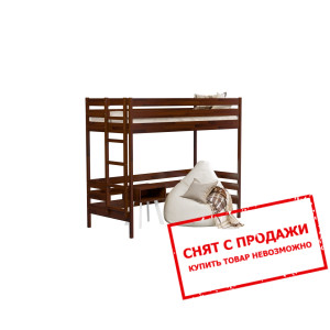 Кровать двухярусная деревянная Эстелла Лаос 90х200...