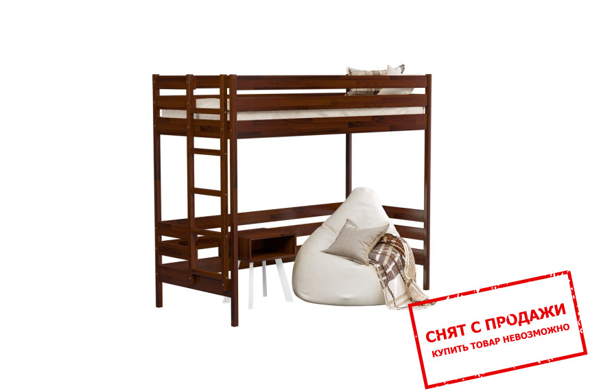 Кровать двухярусная деревянная Эстелла Лаос 90х200