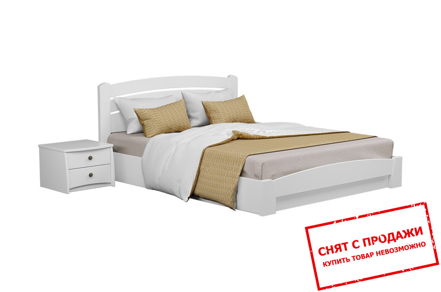 Кровать деревянная (с ламелями) Эстелла Селена Аури 140х200 двухспальная