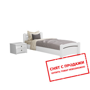 Кровать деревянная (с ламелями) Эстелла Венеция 90...