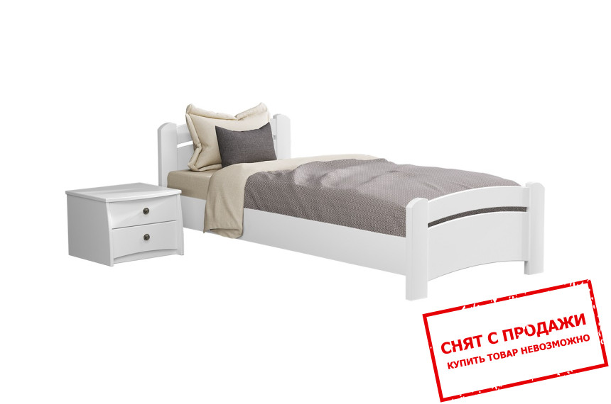 Кровать деревянная (с ламелями) Эстелла Венеция 90x200 односпальная