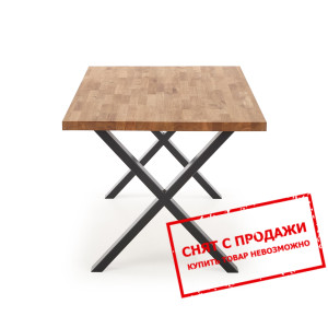 Стол Halmar APEX 120/78 дуб массив