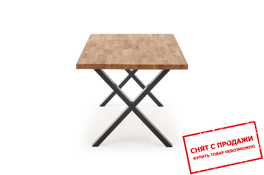 Стол Halmar APEX 120/78 дуб массив