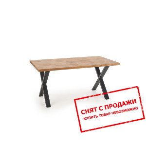 Стол Halmar APEX 160/90 дуб массив