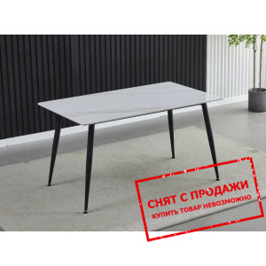 Стол обеденный King Ceramic Intarsio 140x80 Белый ...