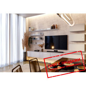 Стенка в гостиную БОКС TV5 / BOX TV5 MiroMark Белы...