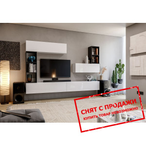 Стенка в гостиную БОКС V3 / BOX V3 MiroMark Белый ...