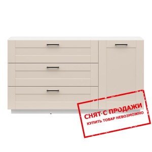 Комод FL Smart KOM1D3S BRW Белый альпийский/бежевы...