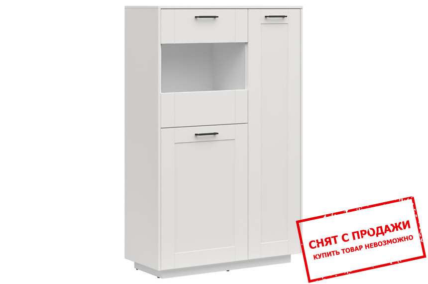 Витрина FL Smart REG2D1W BLENDY Белый канадиан BRW