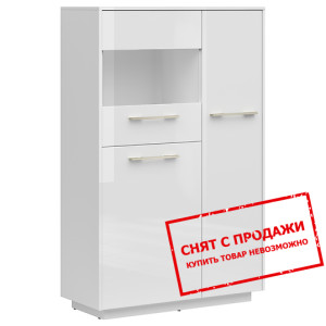 Витрина FL Smart REG2D1W BLENDY Белый глянец BRW...