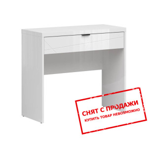 Стол туалетный Forn TOL1S BRW с 1 ящиком Белый гля...