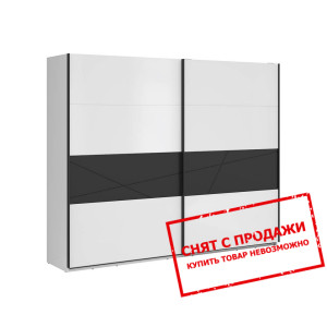 Шкаф-купе Forn SZF/270 BRW 2-дверный Белый глянец/...