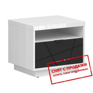 Тумба прикроватная Forn KOM1S BRW с 1 ящиком Белый...