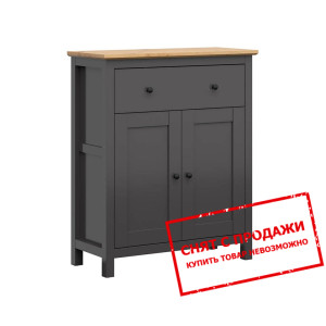 Стеллаж Hesen KOM2D1S BRW 2-дверный с 1 ящиком Гра...