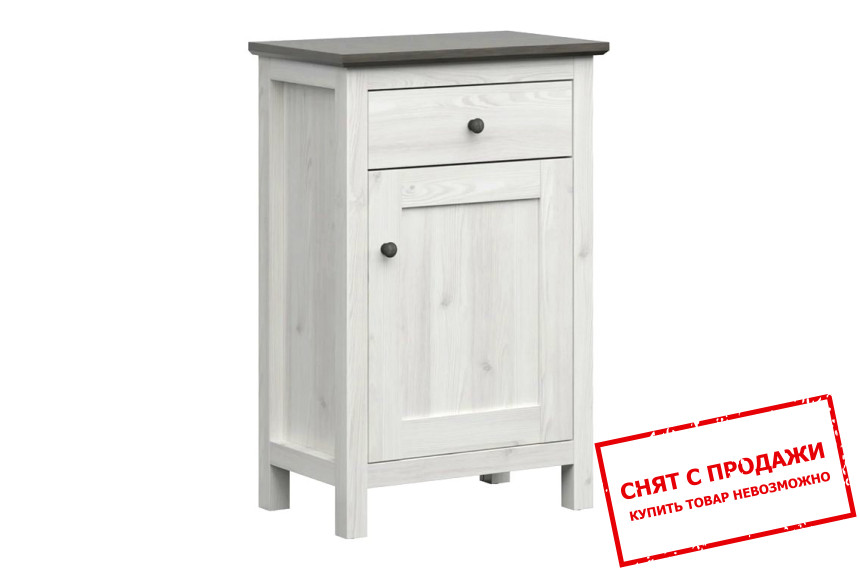 Комод Hesen KOM1D1S/10/7 BRW 1-дверный с 1 ящиком Лиственница сибиу светлая/сосна ларико