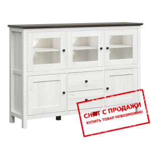 Комод Hesen KOM3W2D2S/13/19 BRW 5-дверный с 2 ящик...