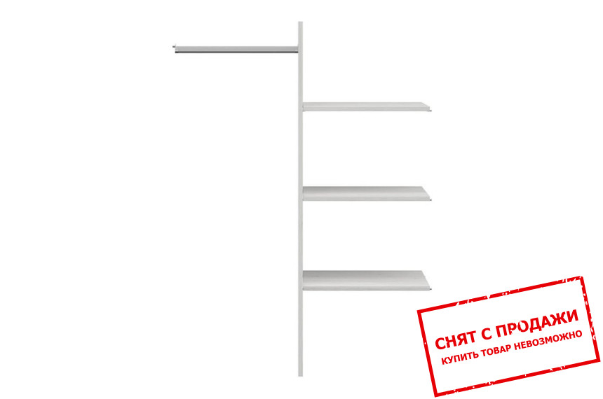 Полки к шкафу SZF2D1S/20/10 Hesen WKSZF/86 BRW Лиственница сибиу светлая