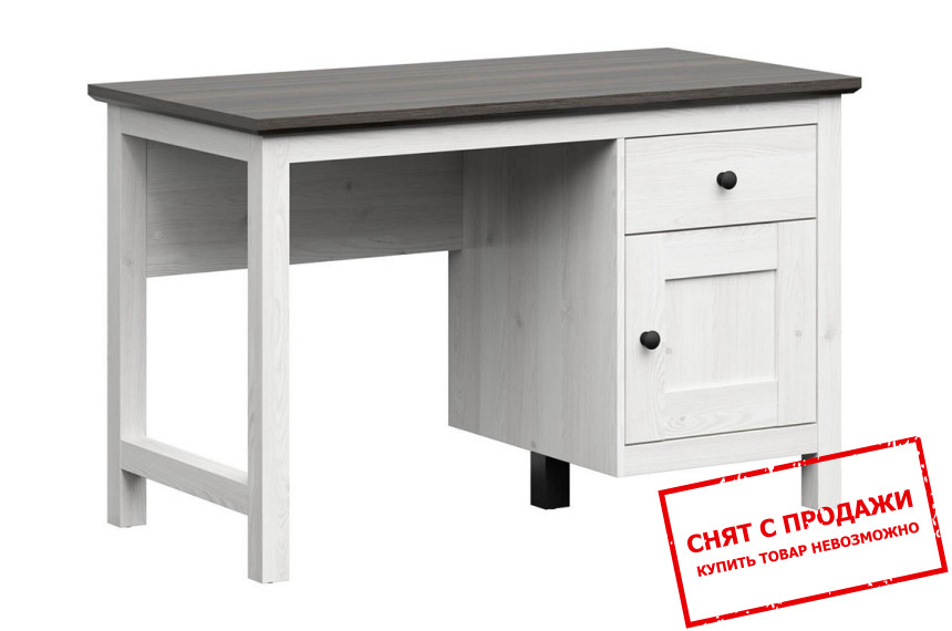 Стол компьютерный, письменный Hesen BIU1D1S BRW 1-дверный с 1 ящиком Лиственница сибиу светлая/сосна ларико
