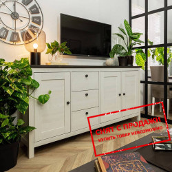 Модульная спальня Hesen Мебель BRW Польша Лиственница сибиу светлая/cосна ларико