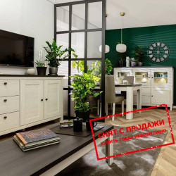 Модульное рабочее место Hesen Мебель BRW Польша Лиственница сибиу светлая/cосна ларико