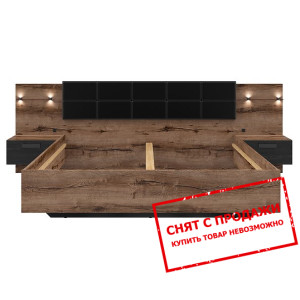 Кровать (каркас) Kassel LOZ/180/A BRW двухспальная...