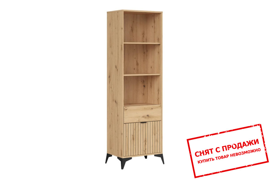 Стеллаж Lamea REG1D1S BRW открытый Дуб артизан