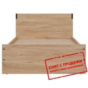 Кровать (каркас) Lara LOZ/120 BRW односпальная Ясе...