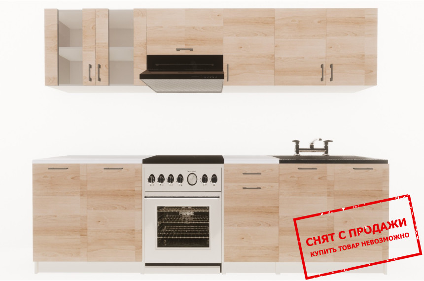 Кухня Layman EcoModel 260 Дуб артизан/Дуб артизан