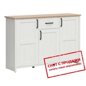 Комод Loksa KOM3D1S BRW 3-дверный с 1 ящиком Сосна...