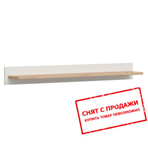 Полка Loksa POL/143 BRW Сосна андерсен белый/дуб г...