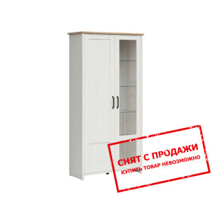 Витрина Loksa REG1D1W BRW 2-дверная Сосна андерсен...