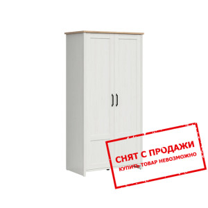 Шкаф платянной Loksa SZF2D BRW 2-дверный Сосна анд...