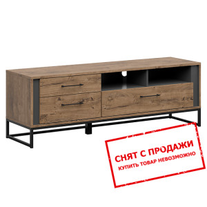 Тумба под ТВ Luton RTV3S BRW с 3 ящиками Дуб риббе...