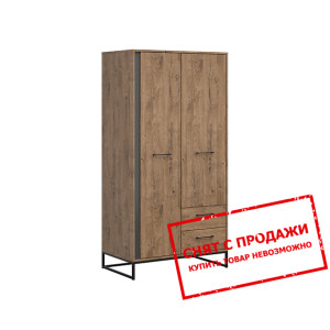 Шкаф комбинированный Luton SZF2D2S BRW 2-дверный Д...