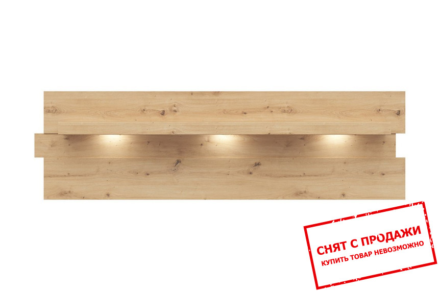 Полка Memphis PAN/6/20 BRW Графит/дуб артизан