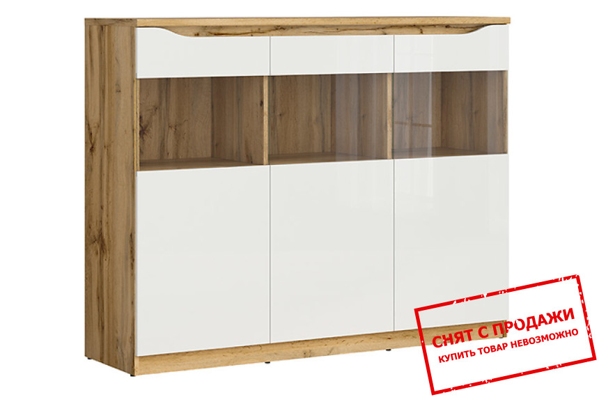 Витрина Nuis KOM3W BRW