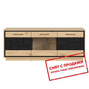 Тумба под ТВ Pont RTV2D1W BRW 3-дверная Дуб артиза...